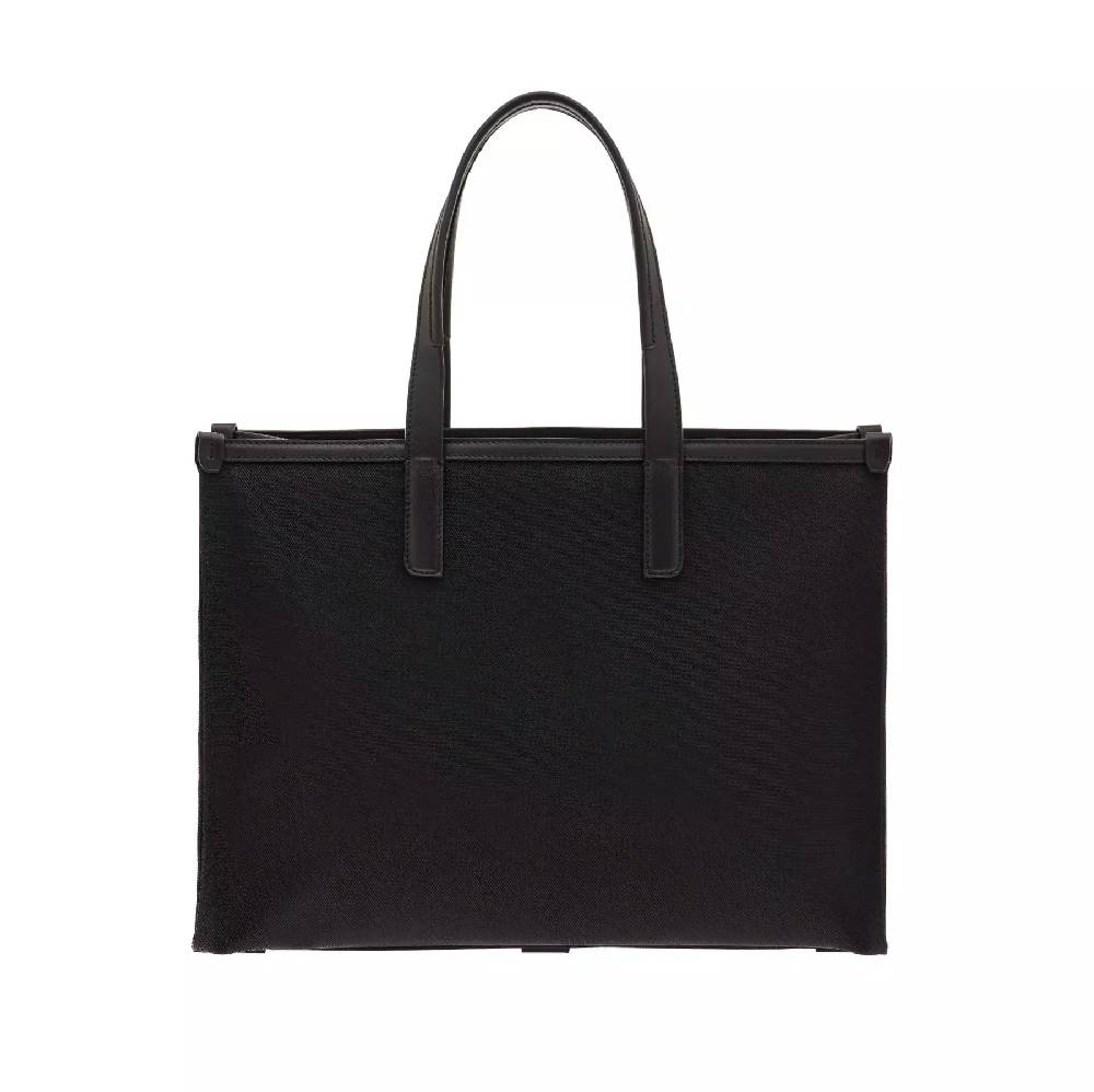 Pineider Lou Tote Bag in Metro Nylon In Linea