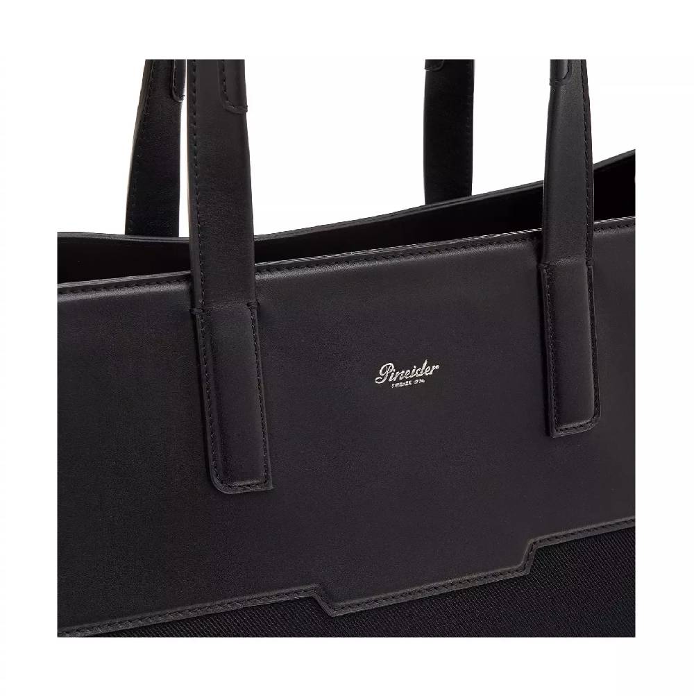 Pineider Lou Tote Bag in Metro Nylon In Linea