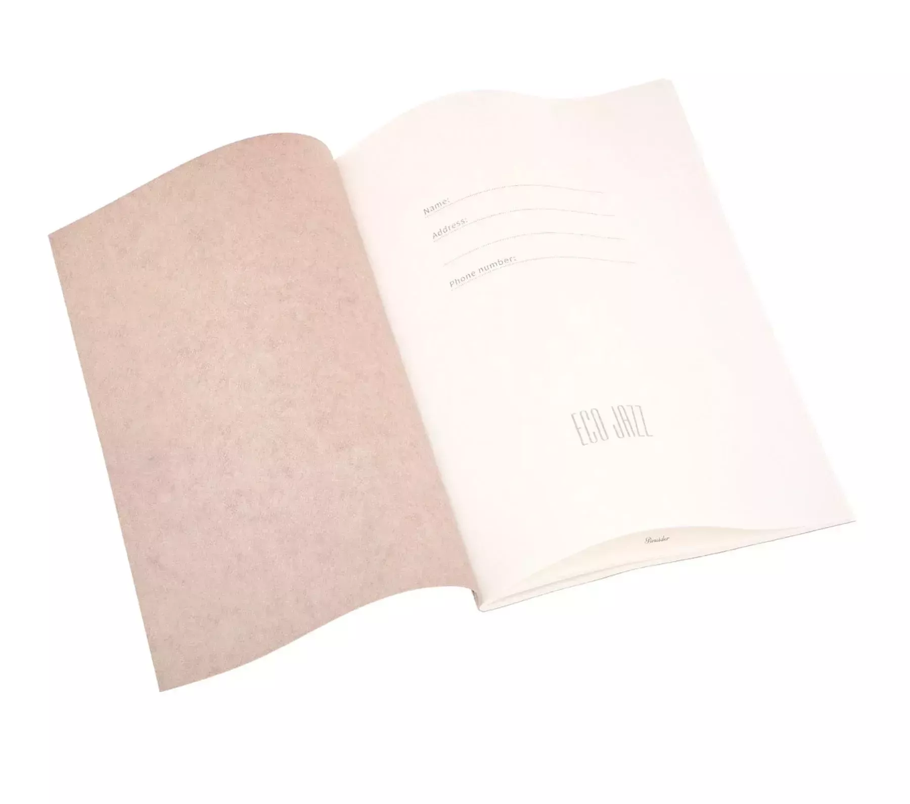 Pineider Notebook EcoJazz senza righe Presa
