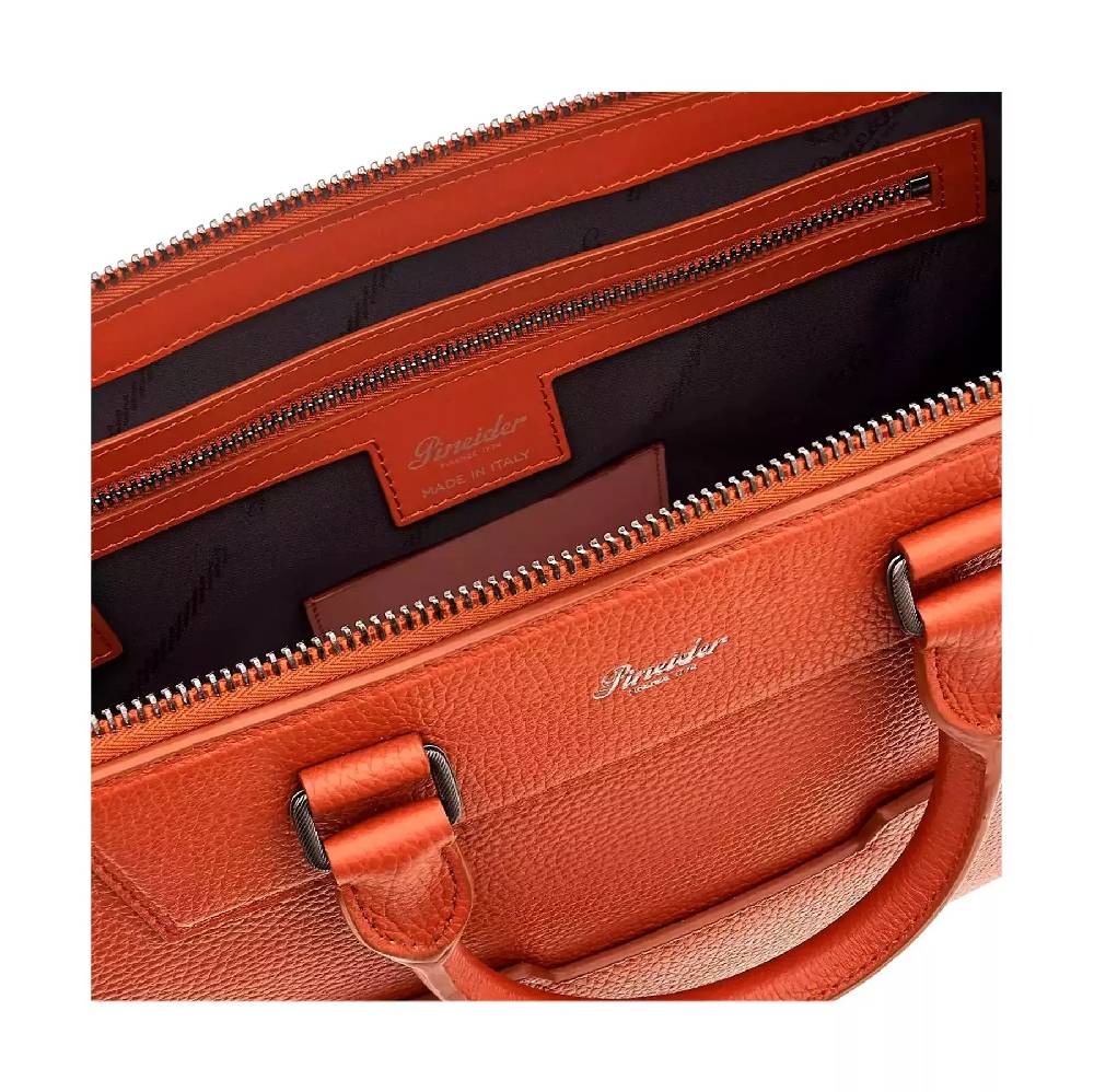 Pineider Slim Briefcase in Bottalato 2025
