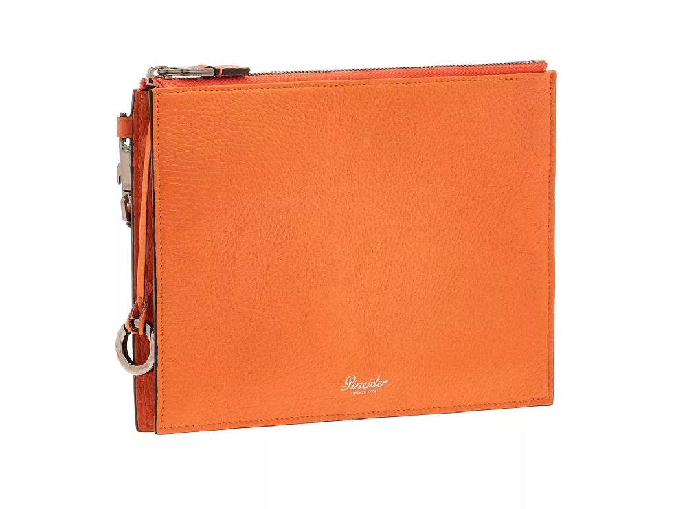 Pineider Pouch con passante mano in Bottalato Qualità