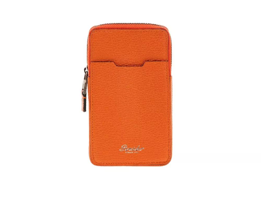 Pineider Porta Cellulare con zip in Bottalato Spedizione Gratuita
