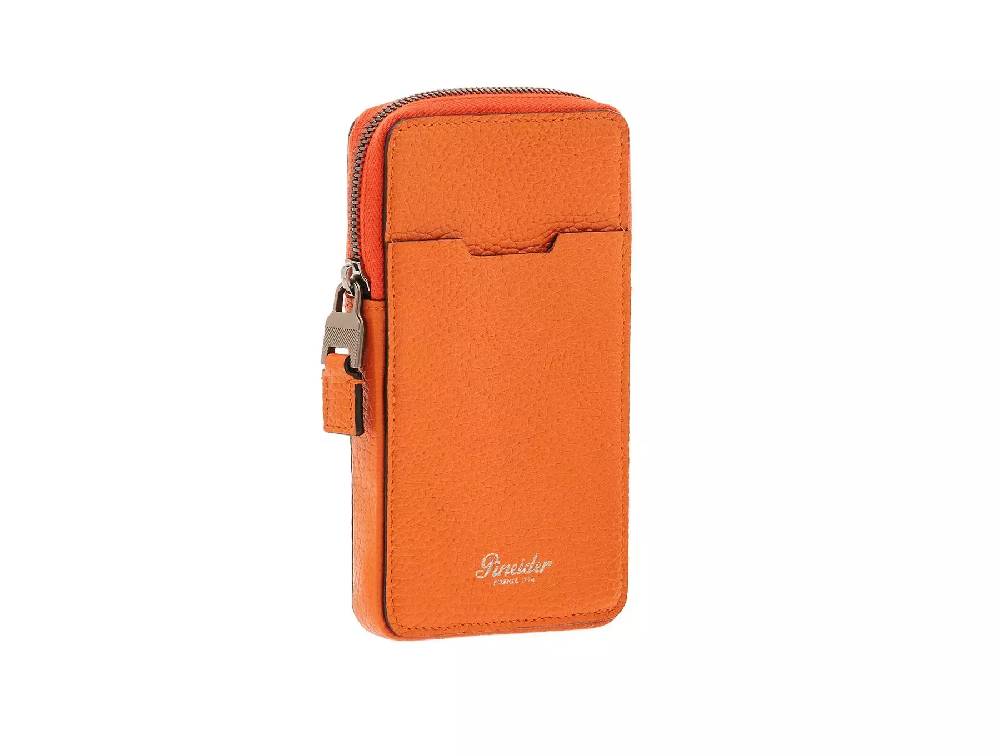 Pineider Porta Cellulare con zip in Bottalato Spedizione Gratuita