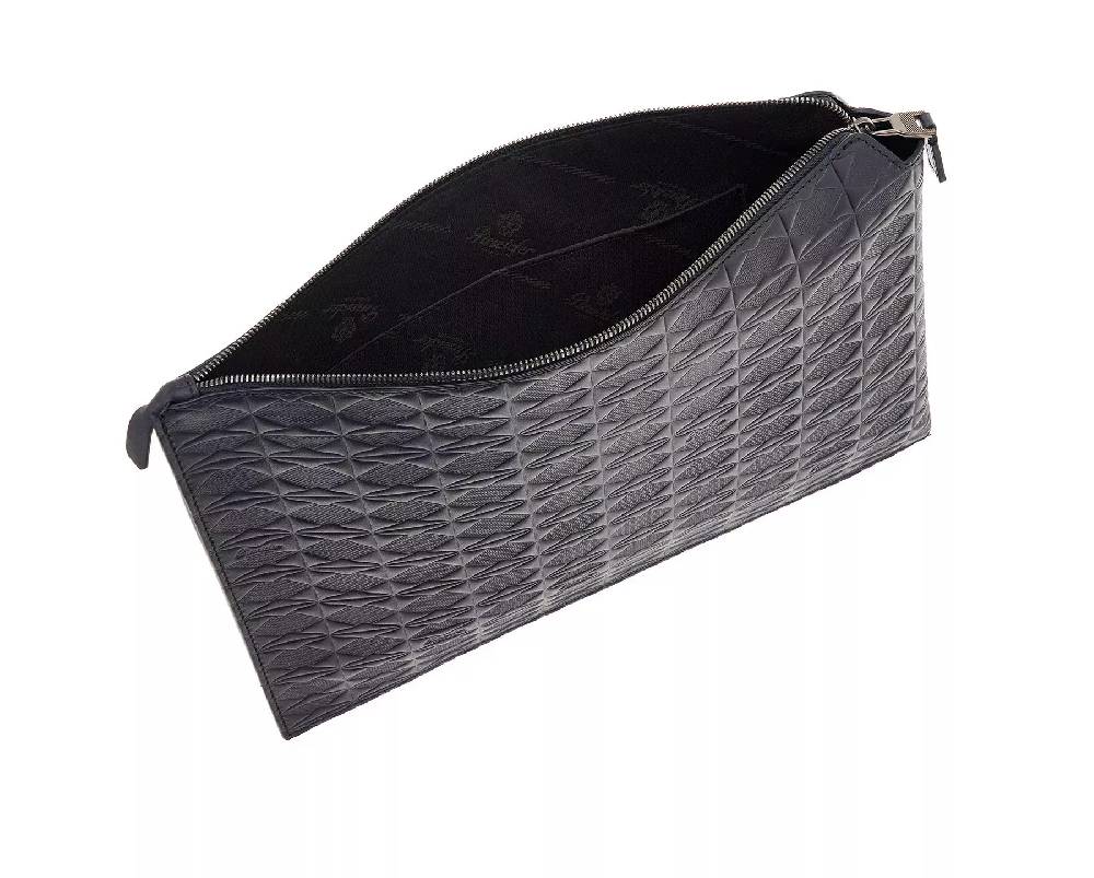 Pineider Pouch Large in Embossed Empress Consegna Veloce
