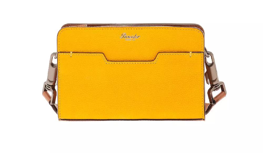 Pineider Odette Crossbody in Nabuk Vendita Economica