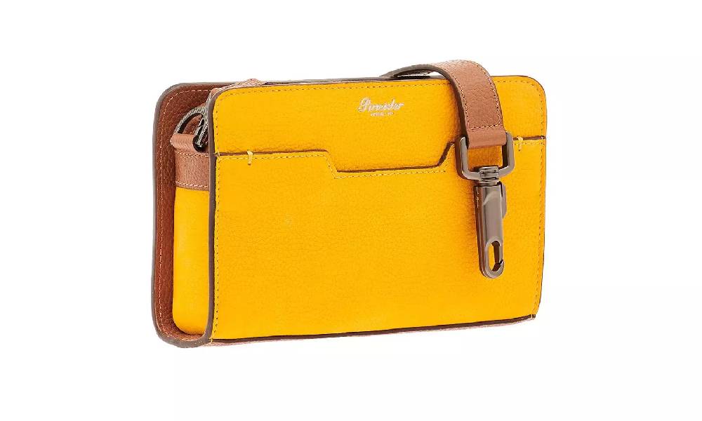 Pineider Odette Crossbody in Nabuk Vendita Economica