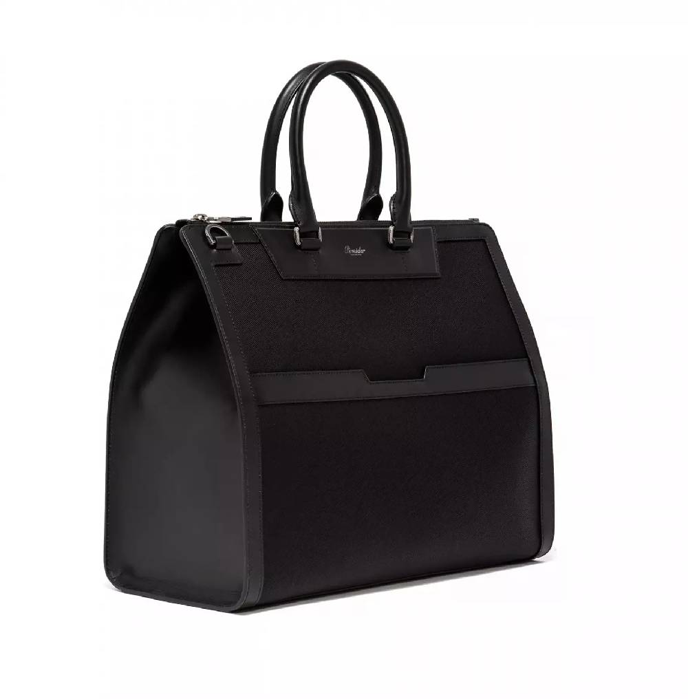 Pineider Business Duffle in Metro Nylon Moda