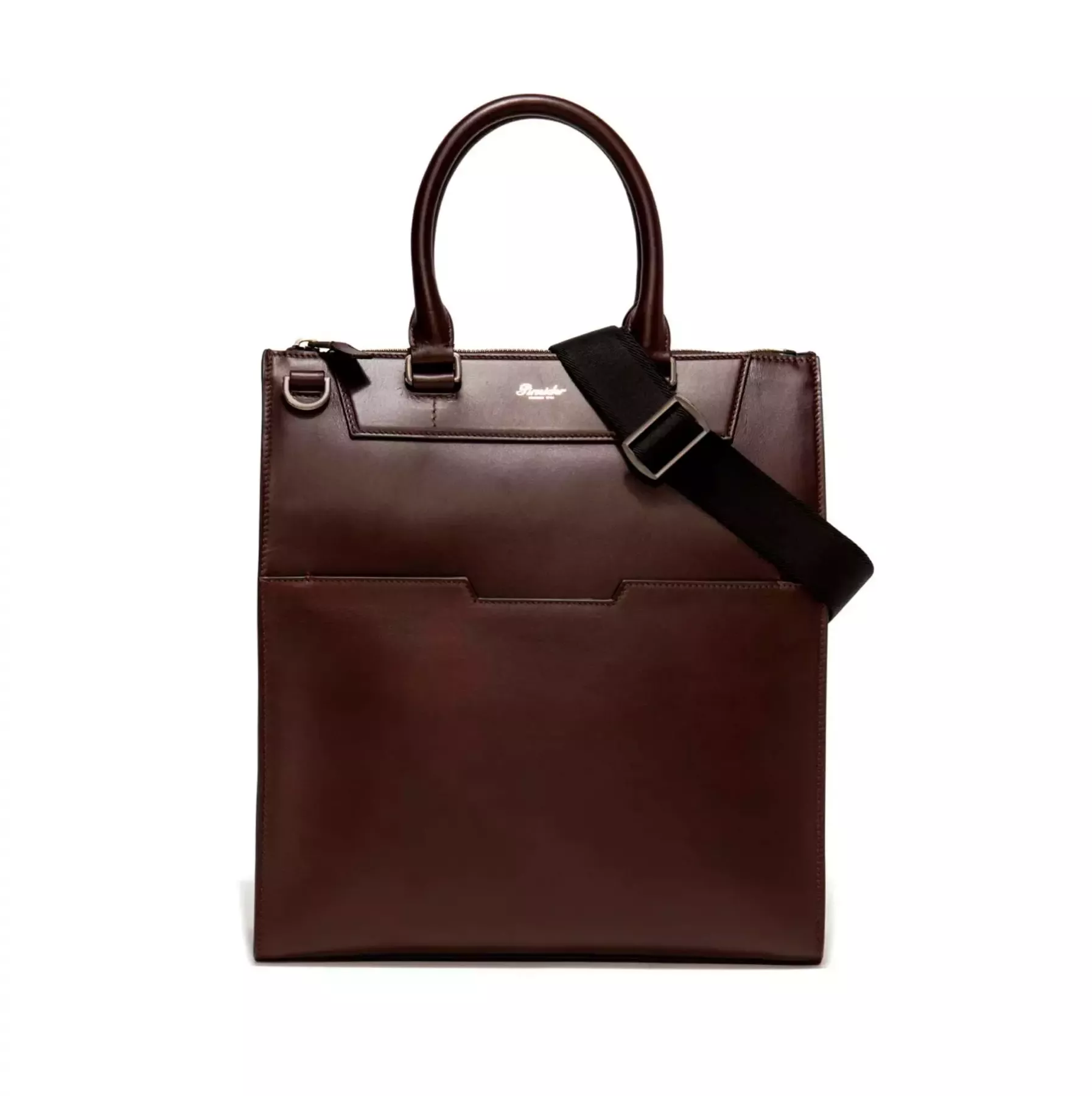 Pineider Florence Shopping Bag in Metro Smooth Italia