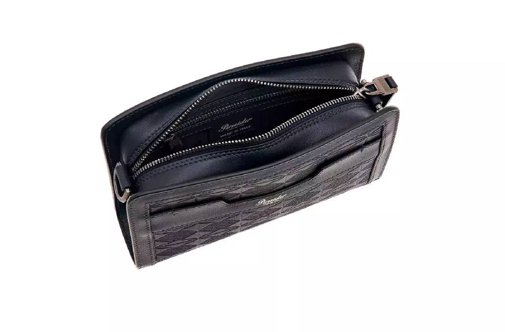 Pineider Odette Crossbody in Embossed Empress 2025
