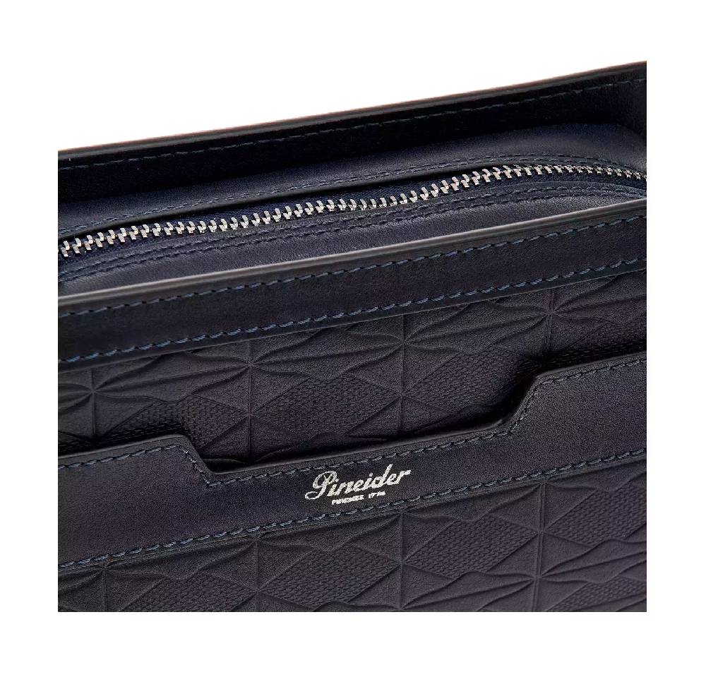 Pineider Odette Crossbody in Embossed Empress 2025