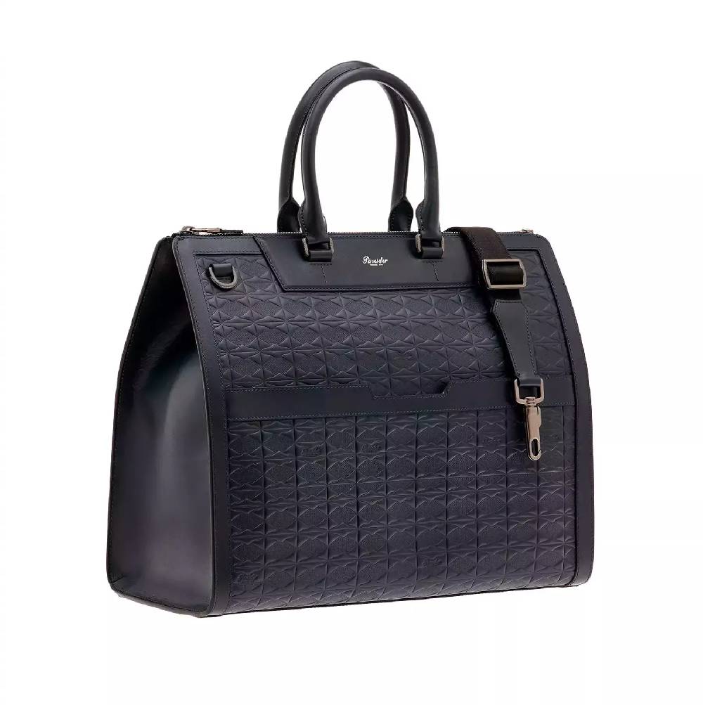 Pineider Business Duffle in Embossed Empress In Linea