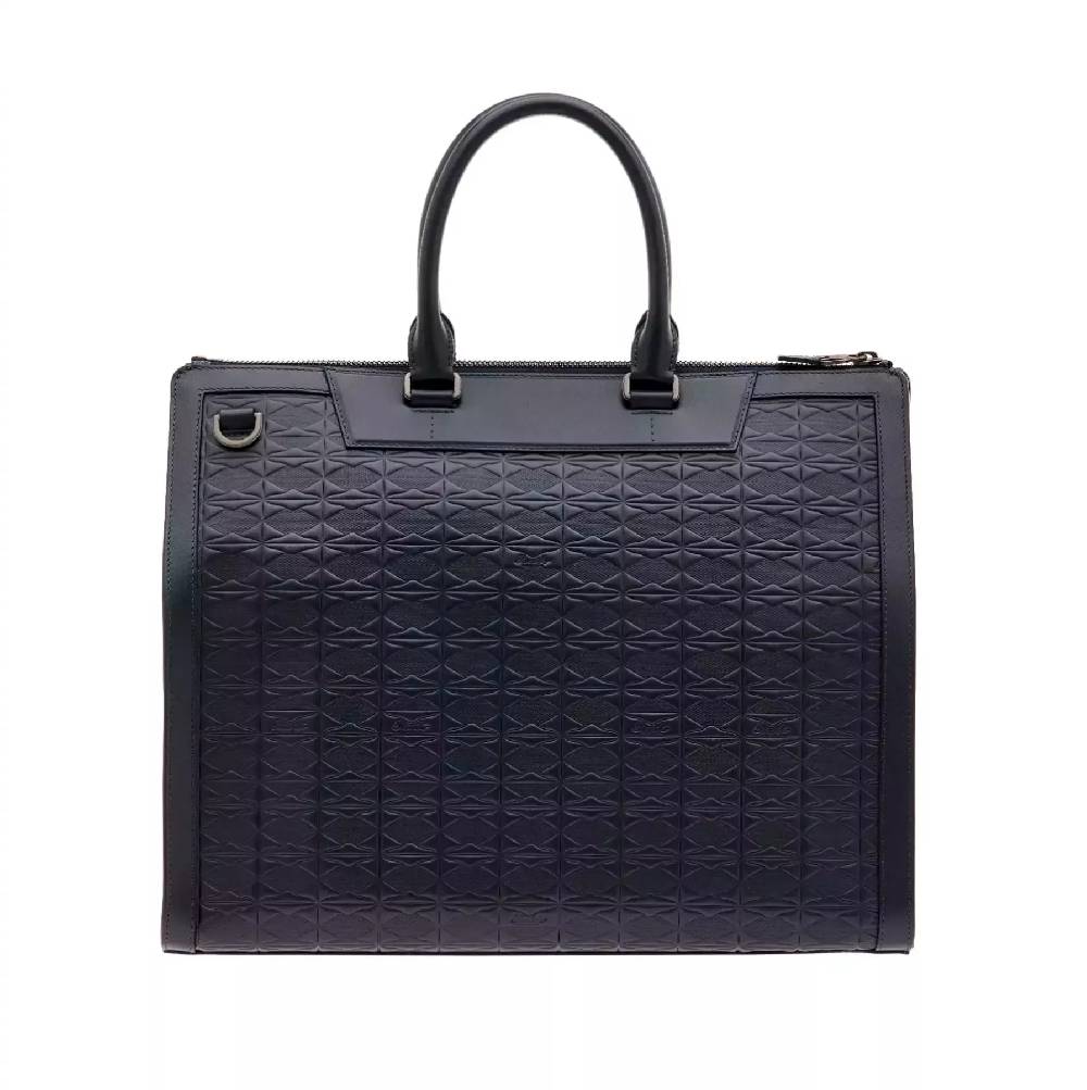 Pineider Business Duffle in Embossed Empress In Linea