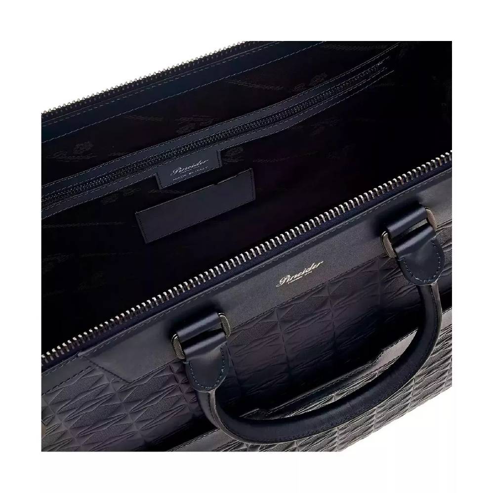 Pineider Business Duffle in Embossed Empress In Linea