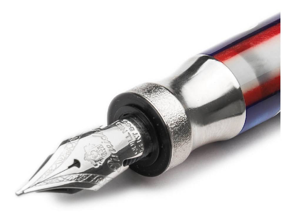 Pineider Penna Stilografica Queen Mary Pennino In Oro Fino Al -60%