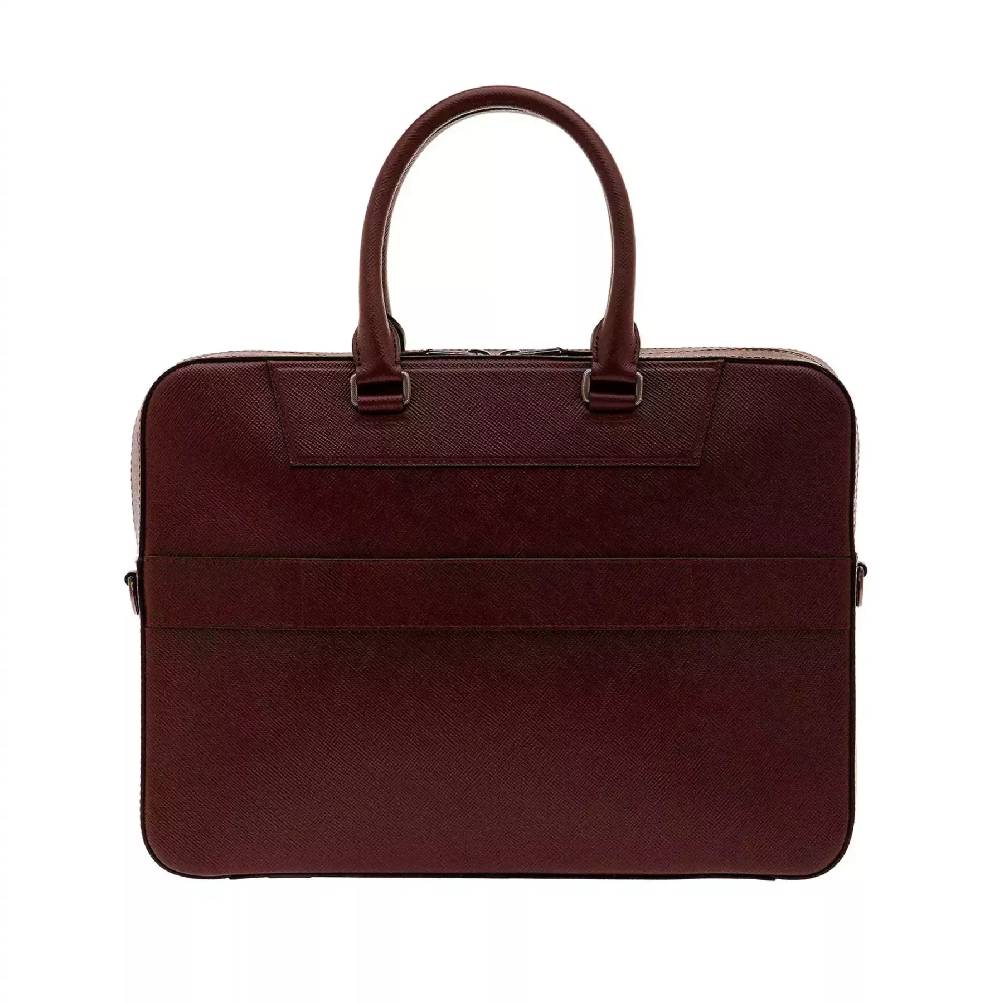 Pineider Tailored Briefcase in Mini Franzi Moda