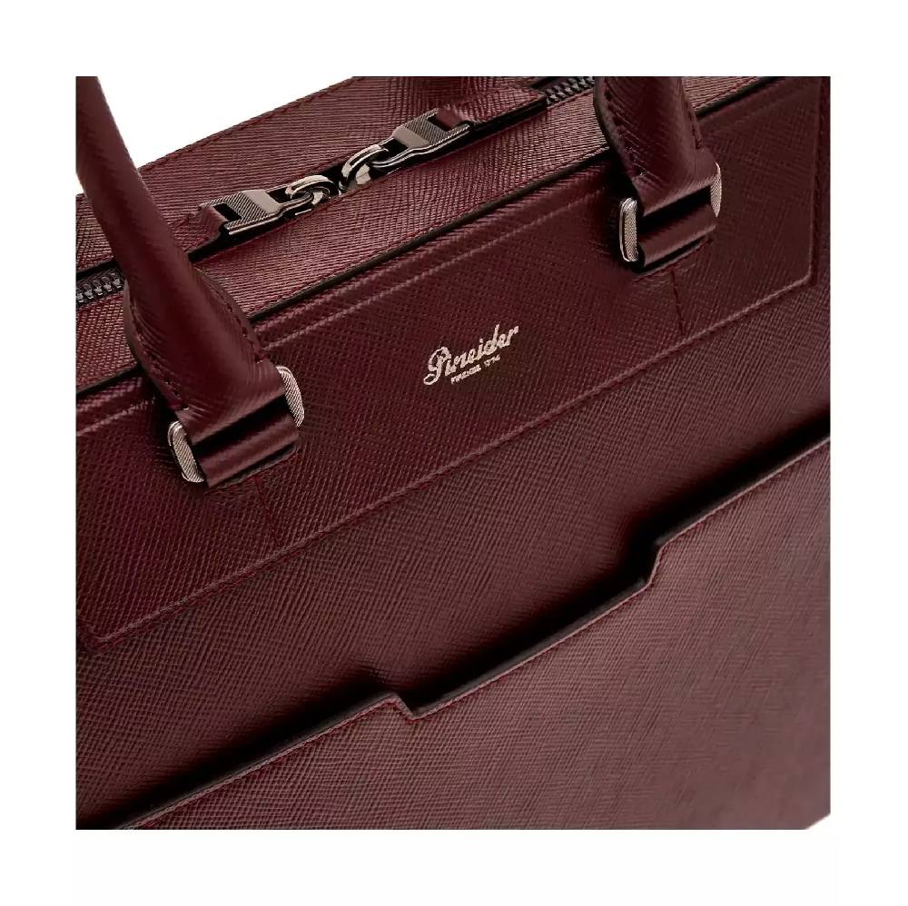 Pineider Tailored Briefcase in Mini Franzi Moda