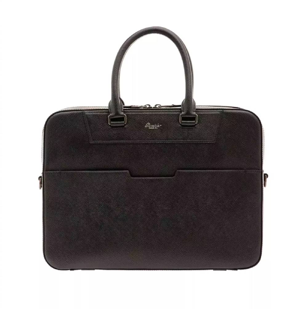 Pineider Tailored Briefcase in Mini Franzi Moda
