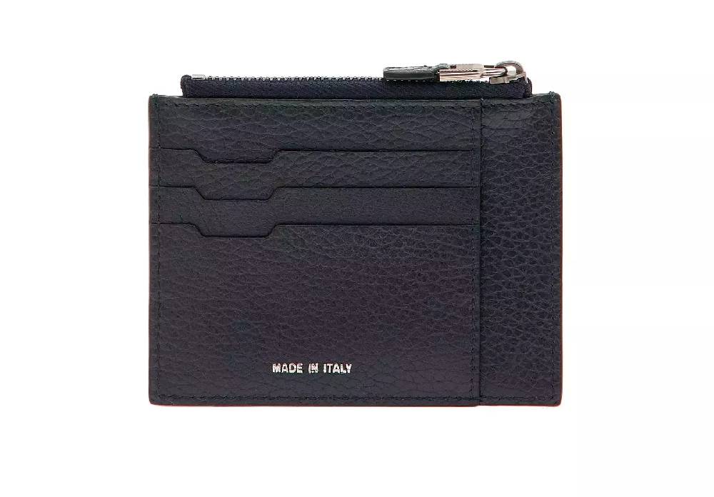 Pineider Porta carte con zip in Bottalato Qualità Garantita