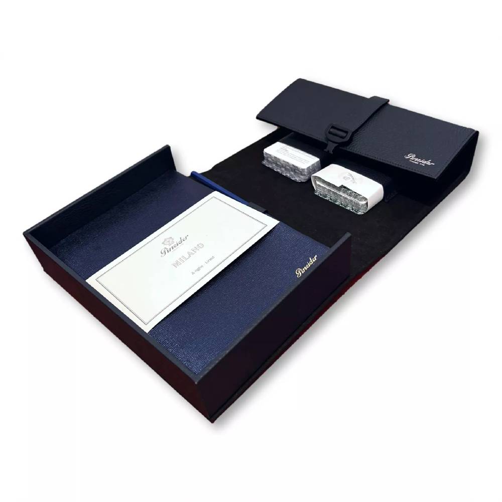 Pineider Set Carte da Gioco in pelle Prezzo Ridotto