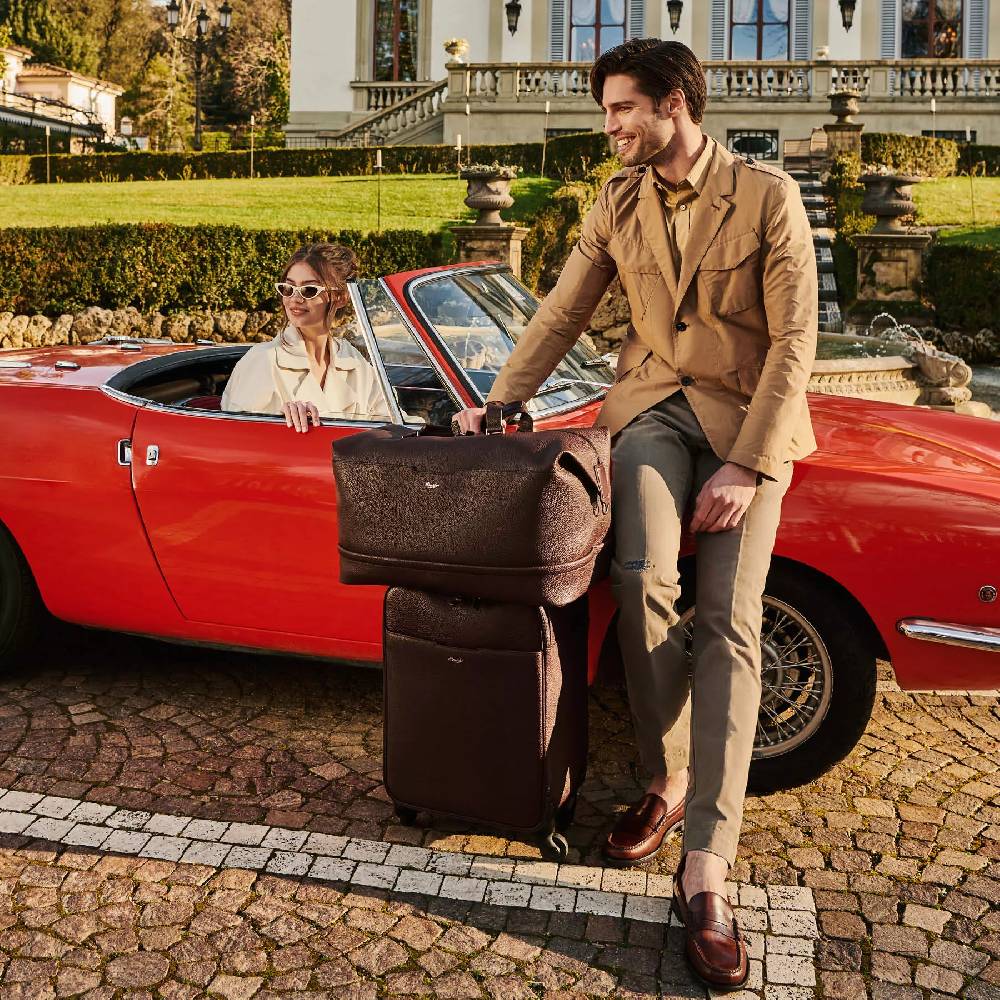Pineider Classic Trolley in Bottalato In Vendita