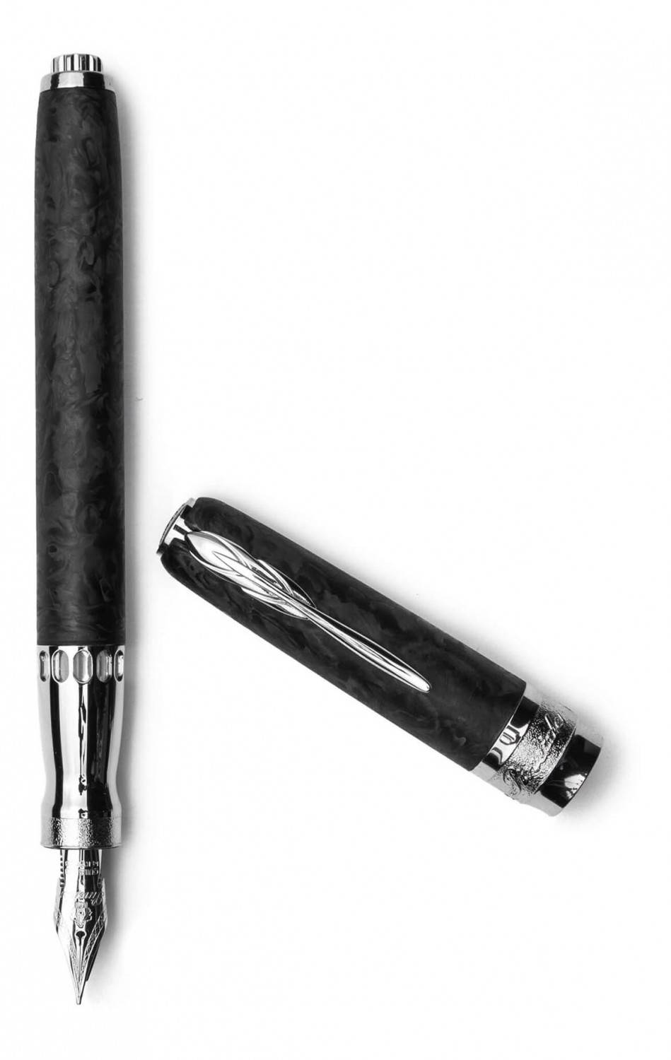 Pineider Penna Stilografica La Grande Bellezza Forged Carbon In Linea