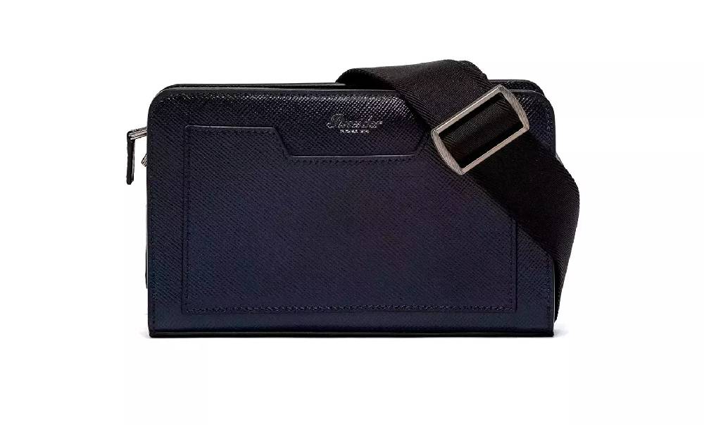 Pineider Odette Crossbody in Mini Franzi Vendita Calda