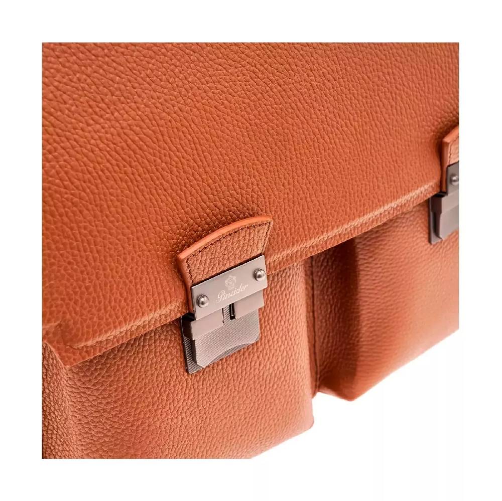Pineider Double Briefcase in Bottalato I Più Venduti