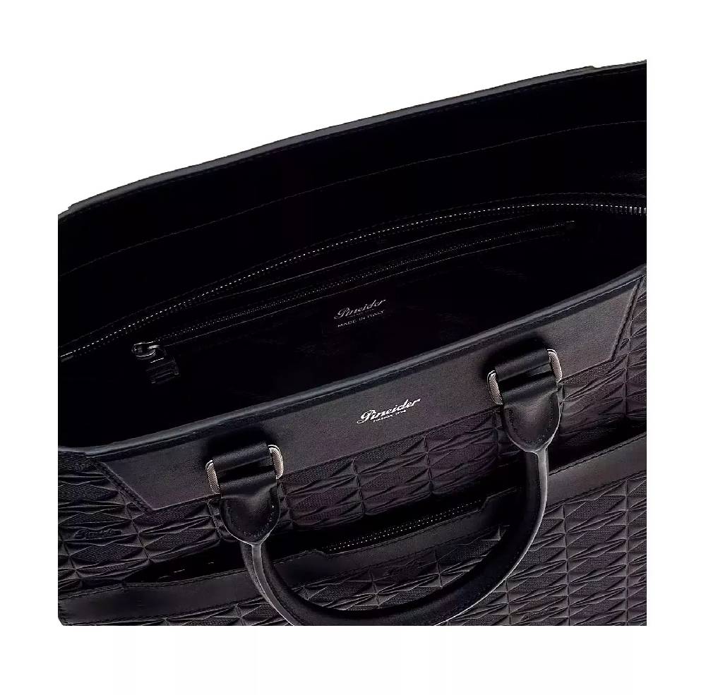 Pineider Vertical Shopping in Embossed Empress Nuova