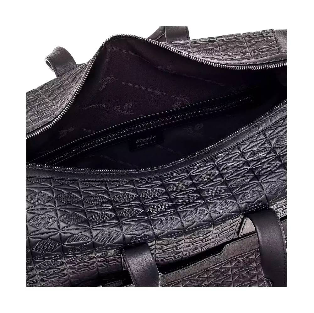 Pineider Cabin Duffle in Embossed Empress Moda