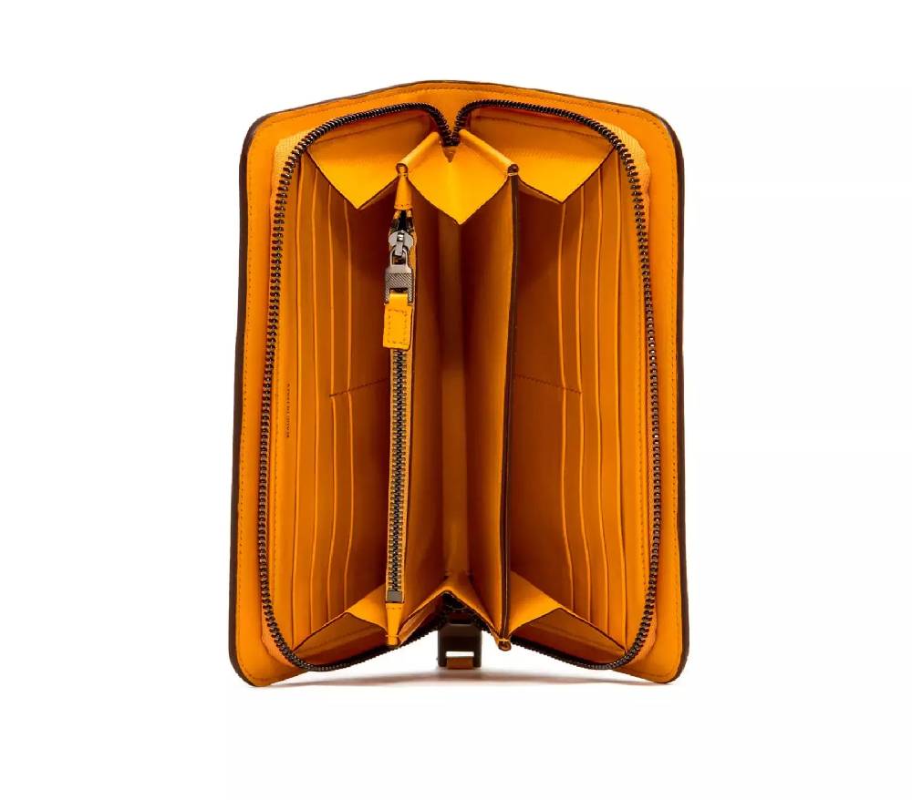 Pineider Portafoglio Internazionale con zip in Mini Franzi Sottocosto