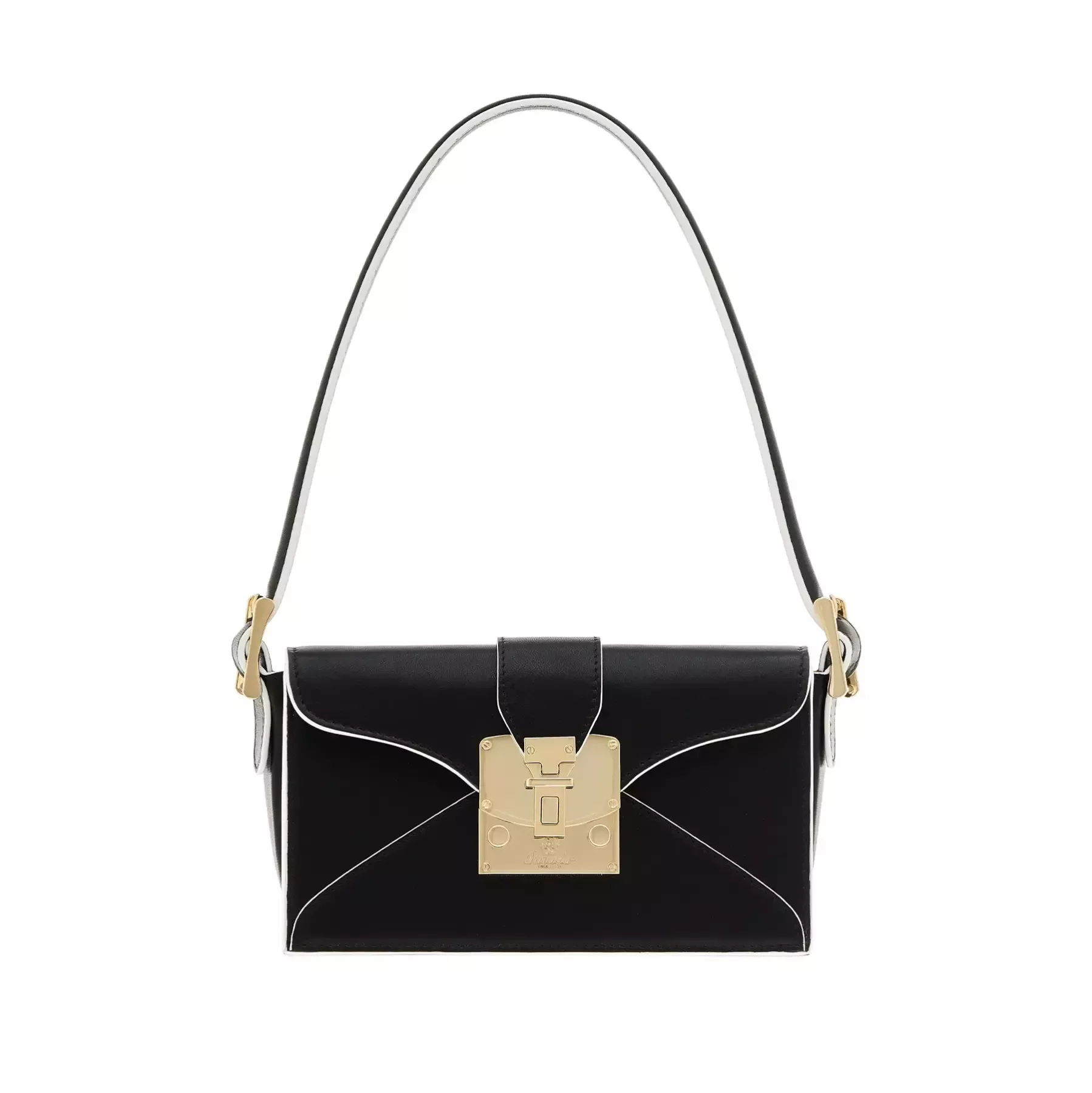 Pineider Borsa Envelope in Pelle Liscia Economico