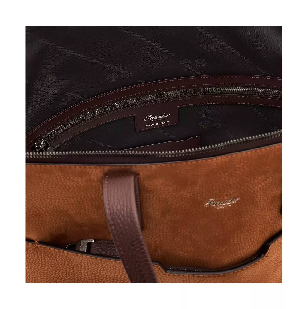Pineider Saddle Tote Bag in Nabuk Offerte