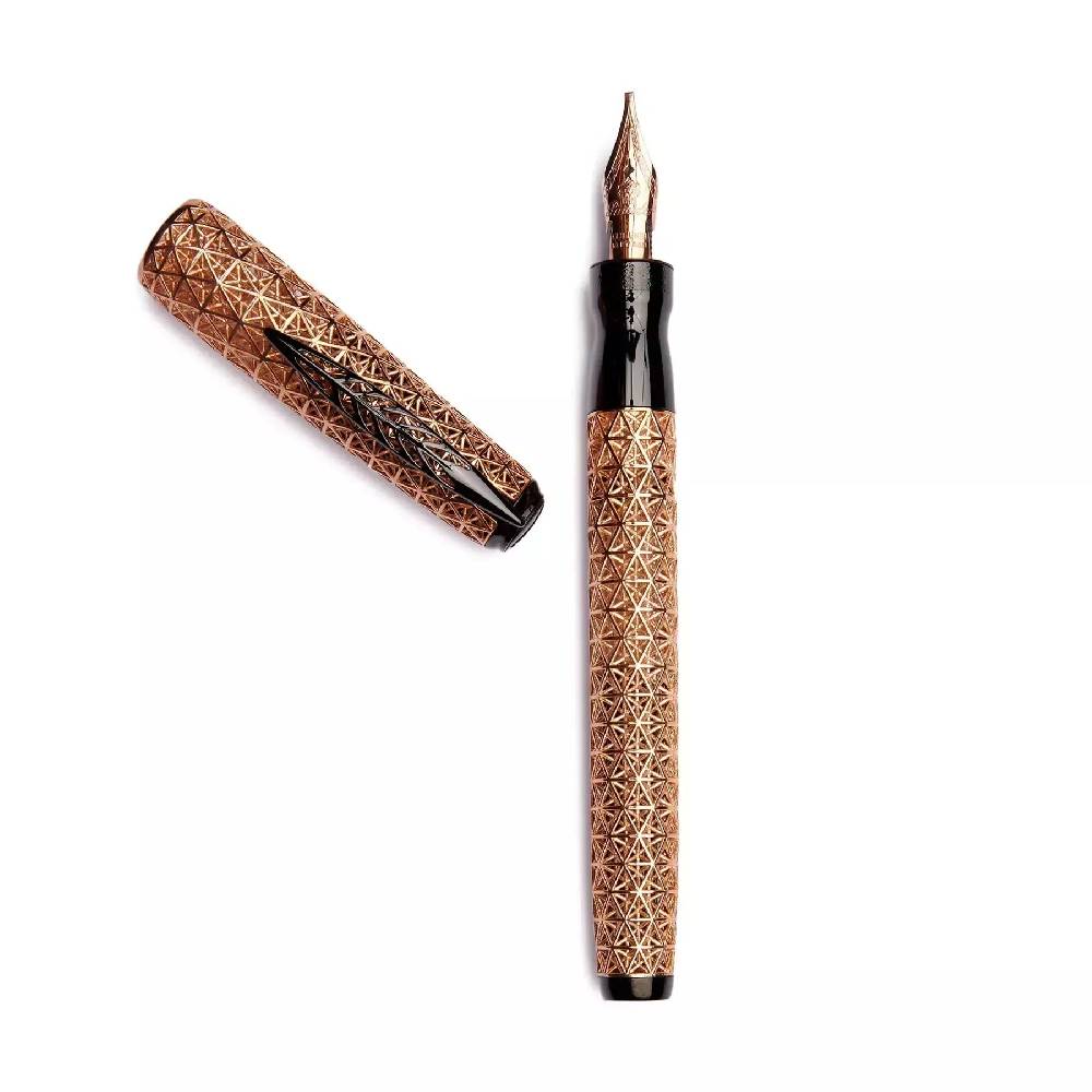Pineider Penna Stilografica Psycho- Pennino in Oro 14KT Moda