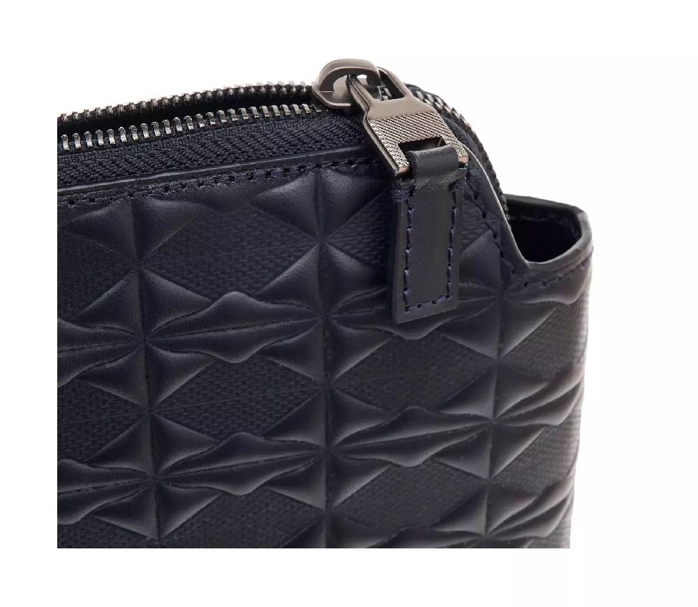 Pineider Pouch Large in Embossed Empress In Linea