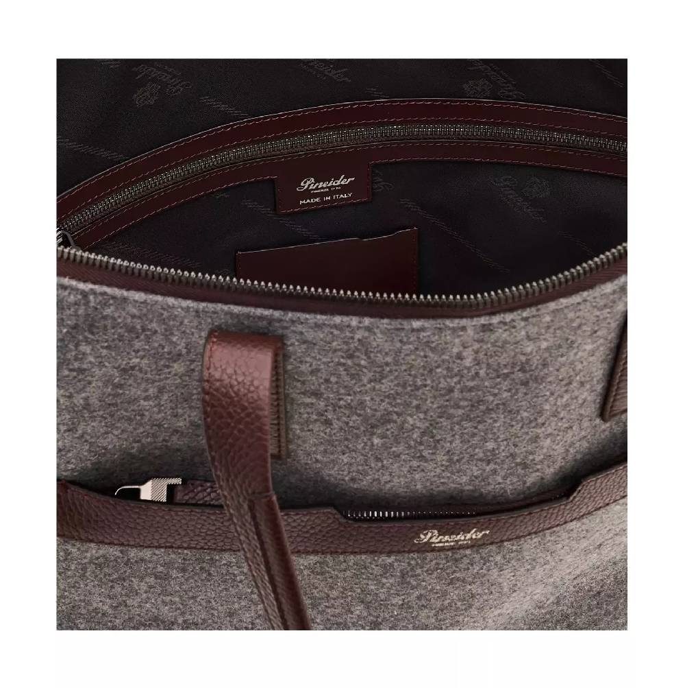 Pineider Saddle Tote Bag in Wool Soddisfazione Garantita