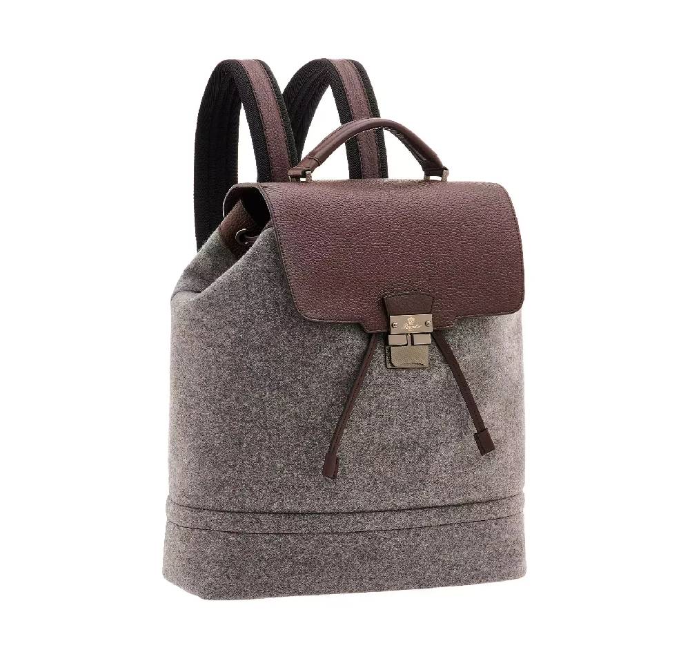 Pineider City Zaino in Wool Qualità Garantita