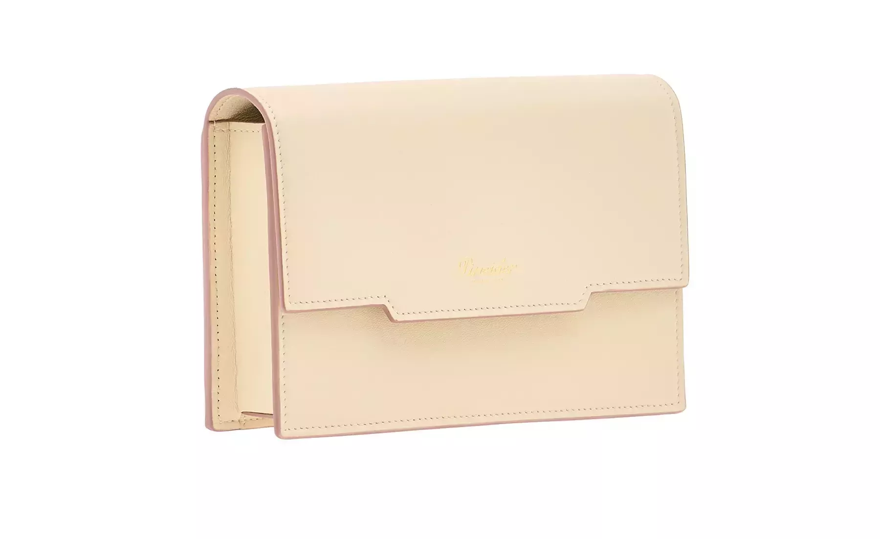 Pineider Flap Shoulder Bag in Metro Smooth Acquista Ora