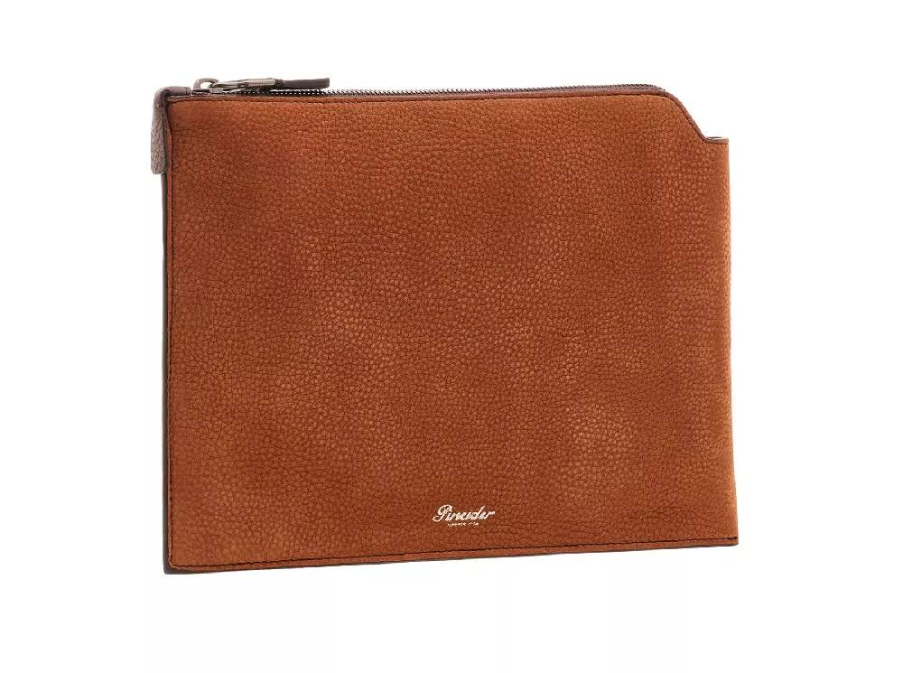 Pineider Pouch Medium in Nabuk Moda