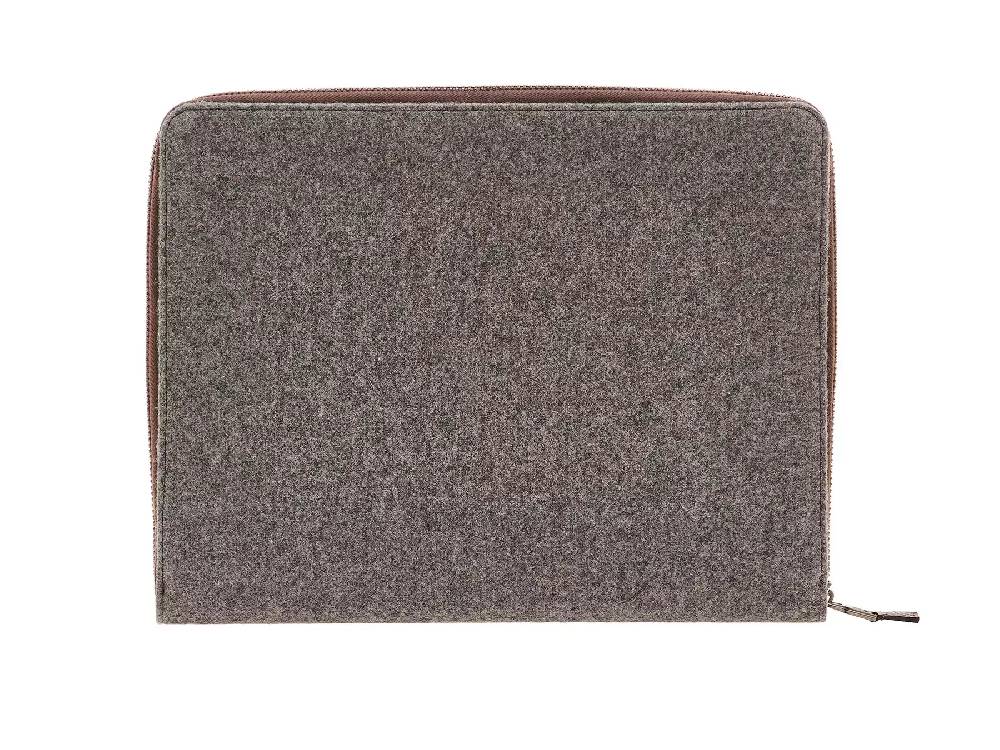 Pineider Porta ipad con zip in Wool 2025