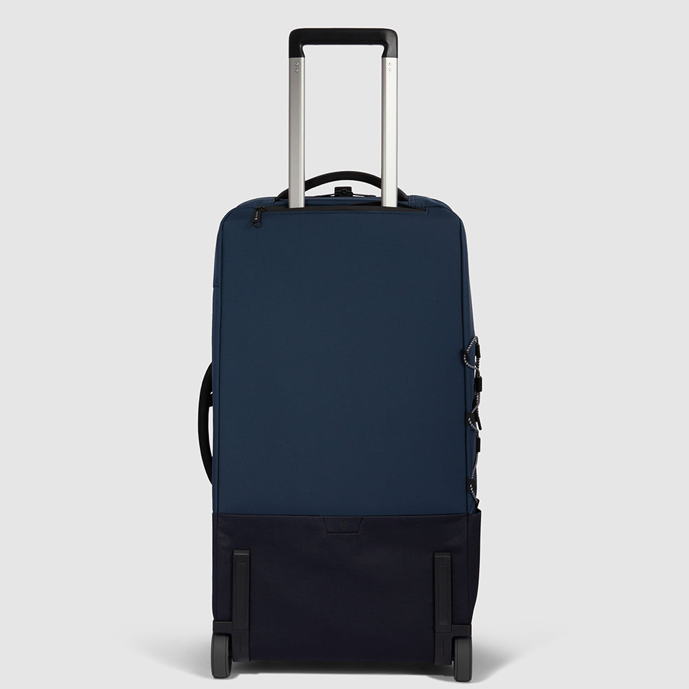 Piquadro Modular wheeled duffel in recycled fabric Economico
