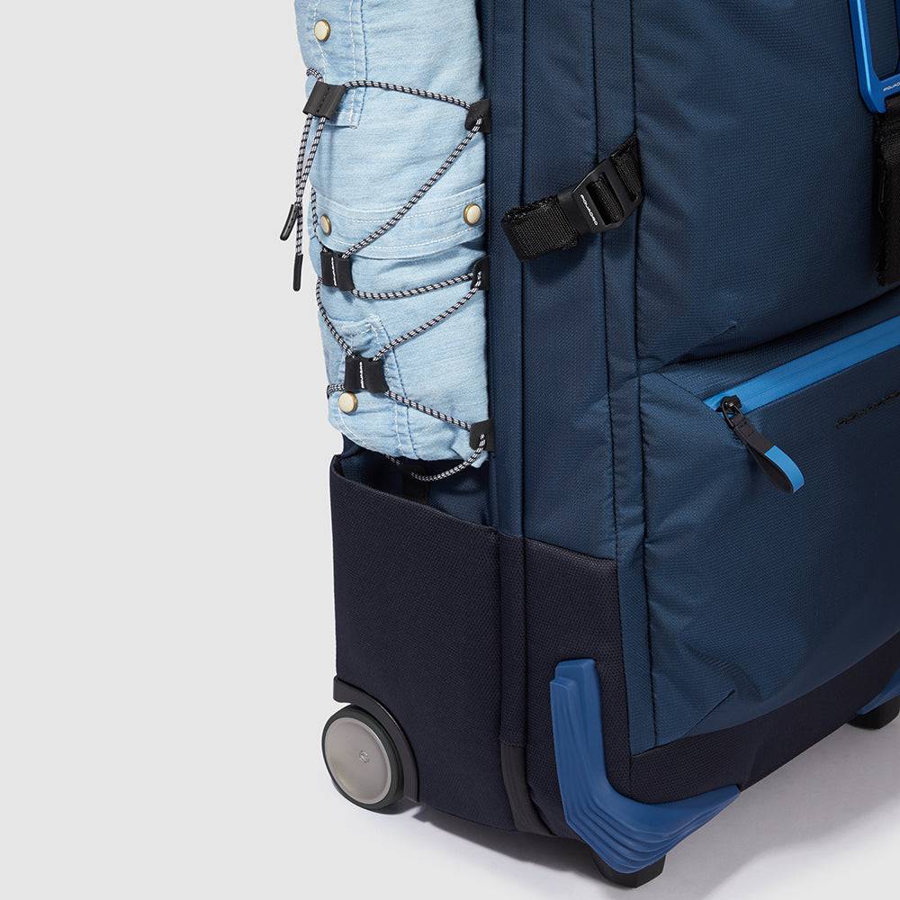 Piquadro Modular wheeled duffel in recycled fabric Economico