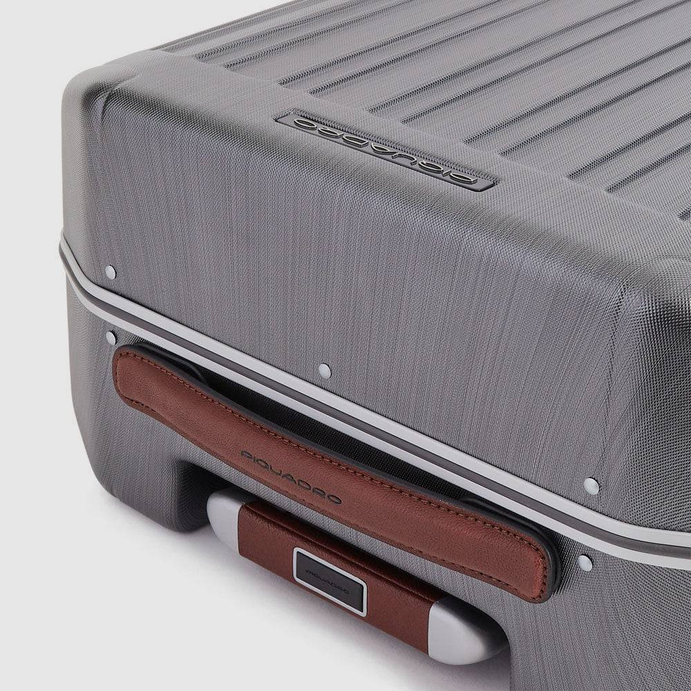Piquadro Ultra slim, hardside spinner with TSA lock Saldi Di Fabbrica