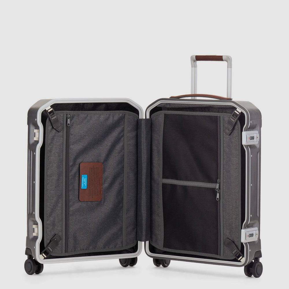 Piquadro Ultra slim, hardside spinner with TSA lock Saldi Di Fabbrica