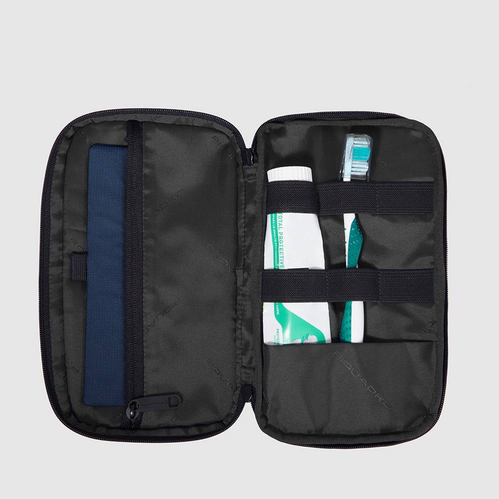 Piquadro Toiletry bag in recycled fabric In Saldo
