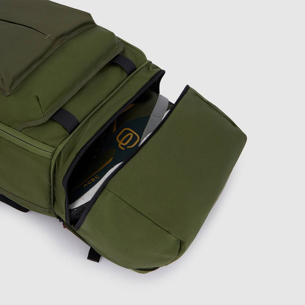Piquadro Convertible backpack duffel bag in recycled fabric Promozione Limitata