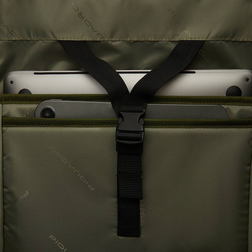 Piquadro Convertible backpack duffel bag in recycled fabric Promozione Limitata