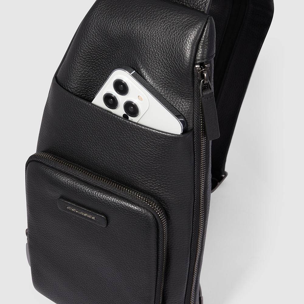 Piquadro Mono sling bag/backpack for iPad®mini Vendita Calda