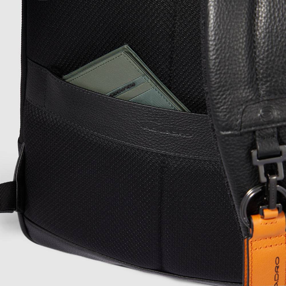 Piquadro Expandable, slim 14" computer backpack Vendita Economica
