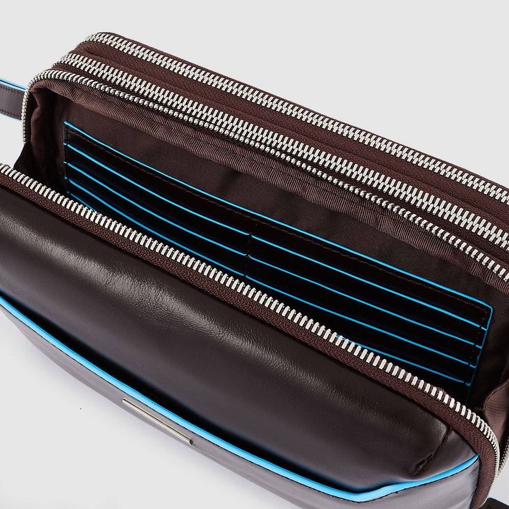 Piquadro Wrist clutch bag with two dividers Promozione Limitata