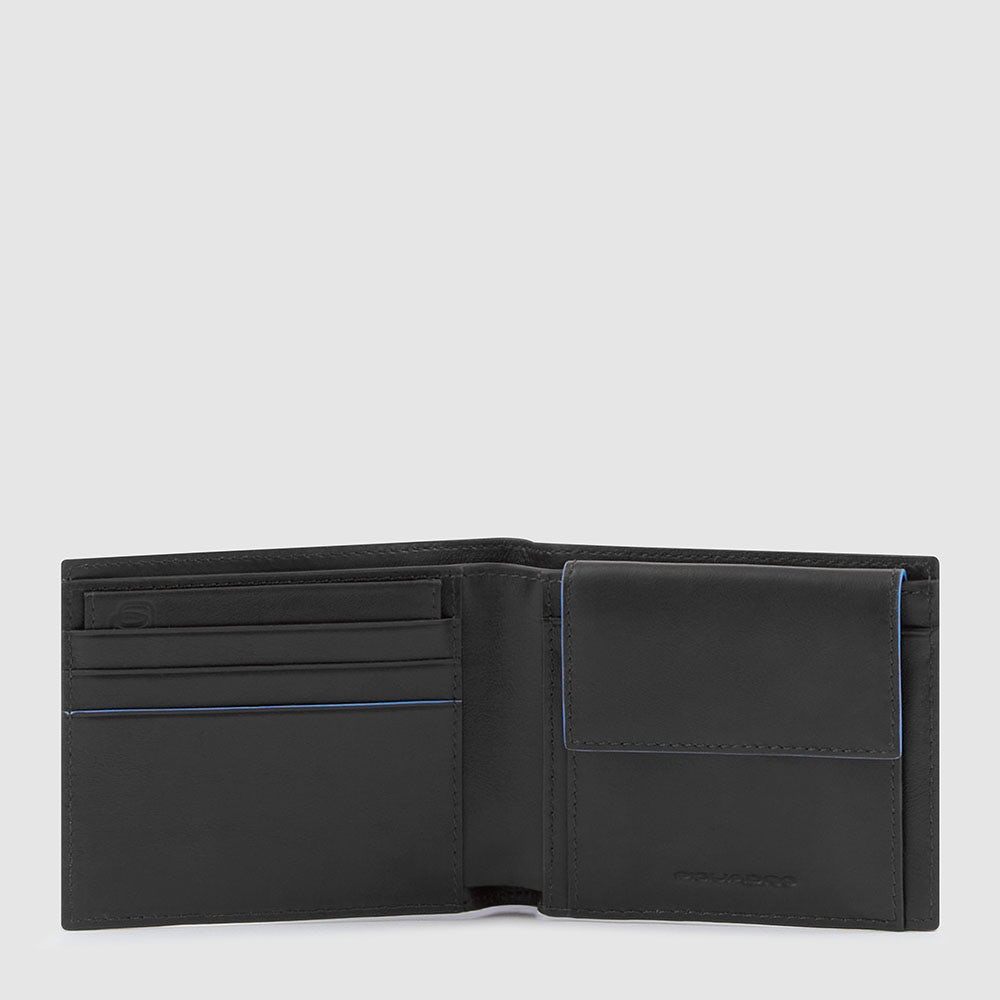 Piquadro Men’s wallet with coin pocket Presa